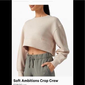Lululemon soft ambitious crew